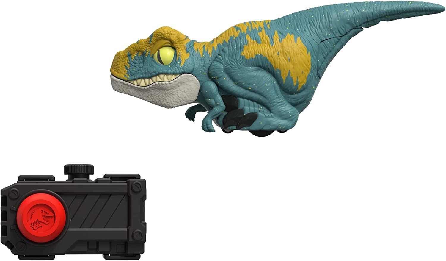 Jurassic World, Click Tracker Velociraptor con Controlador de Dinosaurios