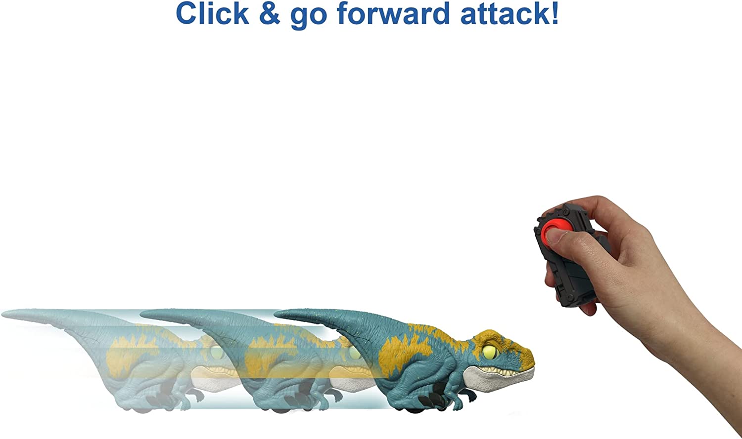 Jurassic World, Click Tracker Velociraptor con Controlador de Dinosaurios