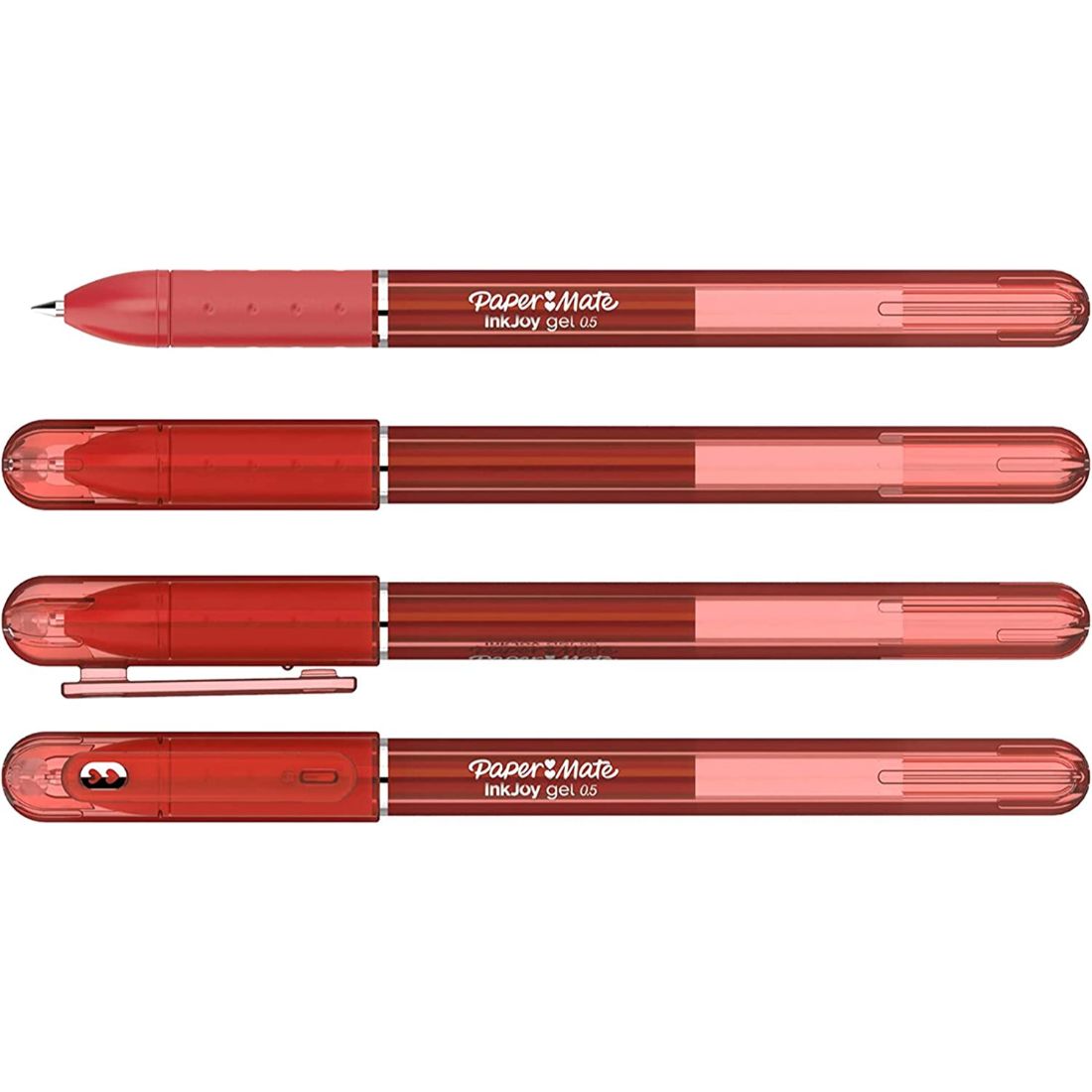 Paper Mate Inkjoy Bolígrafos De Gel De Punta Mediana, 8 piezas