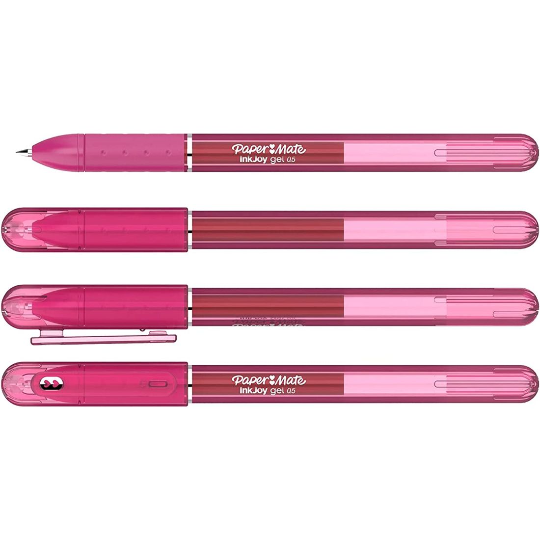 Paper Mate Inkjoy Bolígrafos De Gel De Punta Mediana, 8 piezas