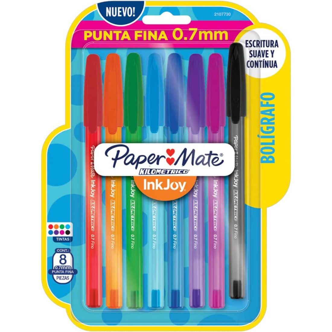 Pluma Lapicero Gel Paper Mate Punta Fina 3 Piezas