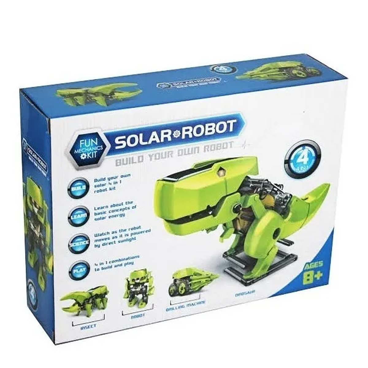 Robot Solar Dinosaurio 4 En 1