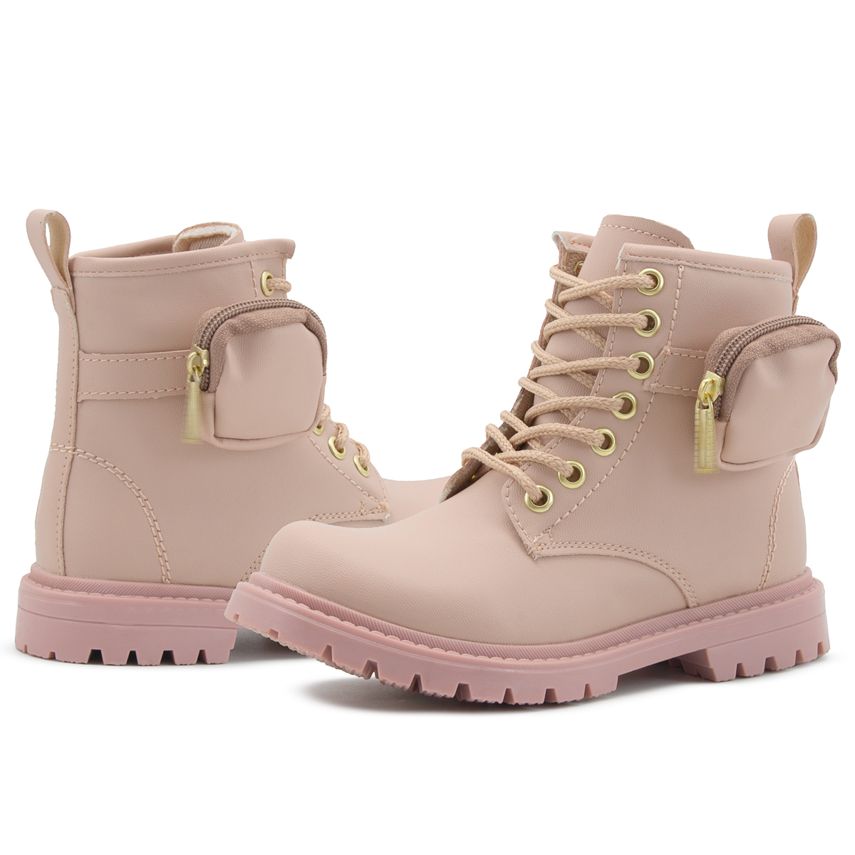 Bota Corta Botas De Nenas Bota Niña Moda Casuales Cierre Lateral