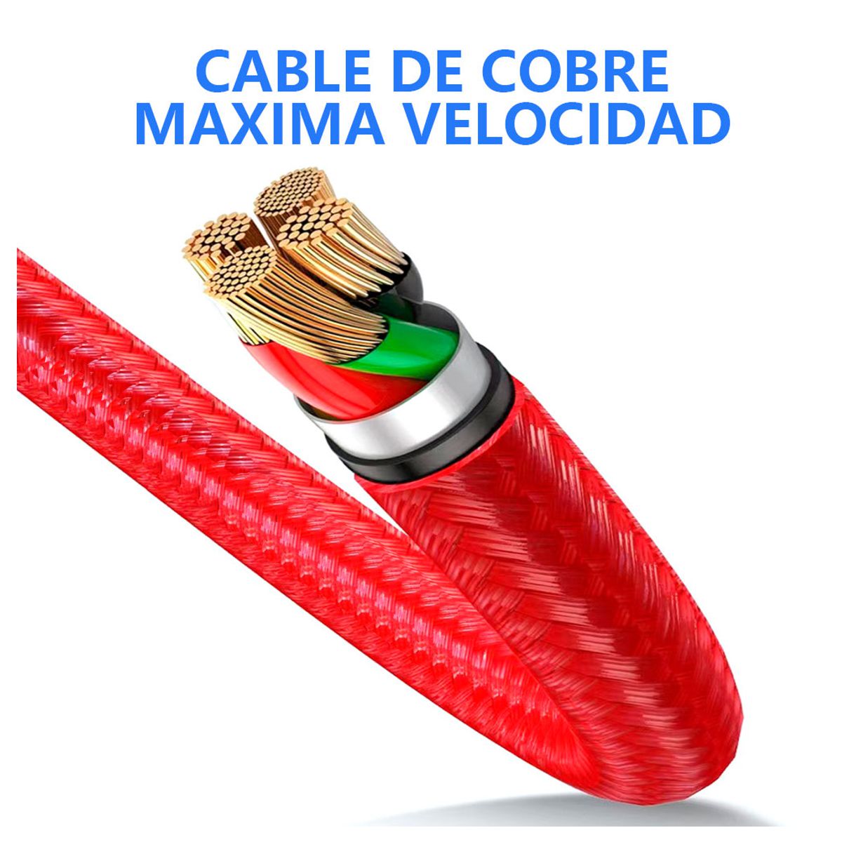 Cable DP Carga Rápida Tipo C a Lightning Tipo C Micro V8 WI165