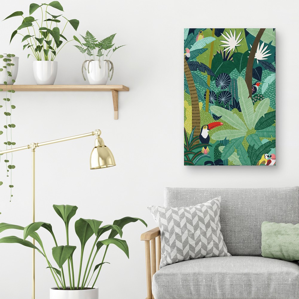 Cuadros Decorativos - Aves tropicales de Kristine Hegre