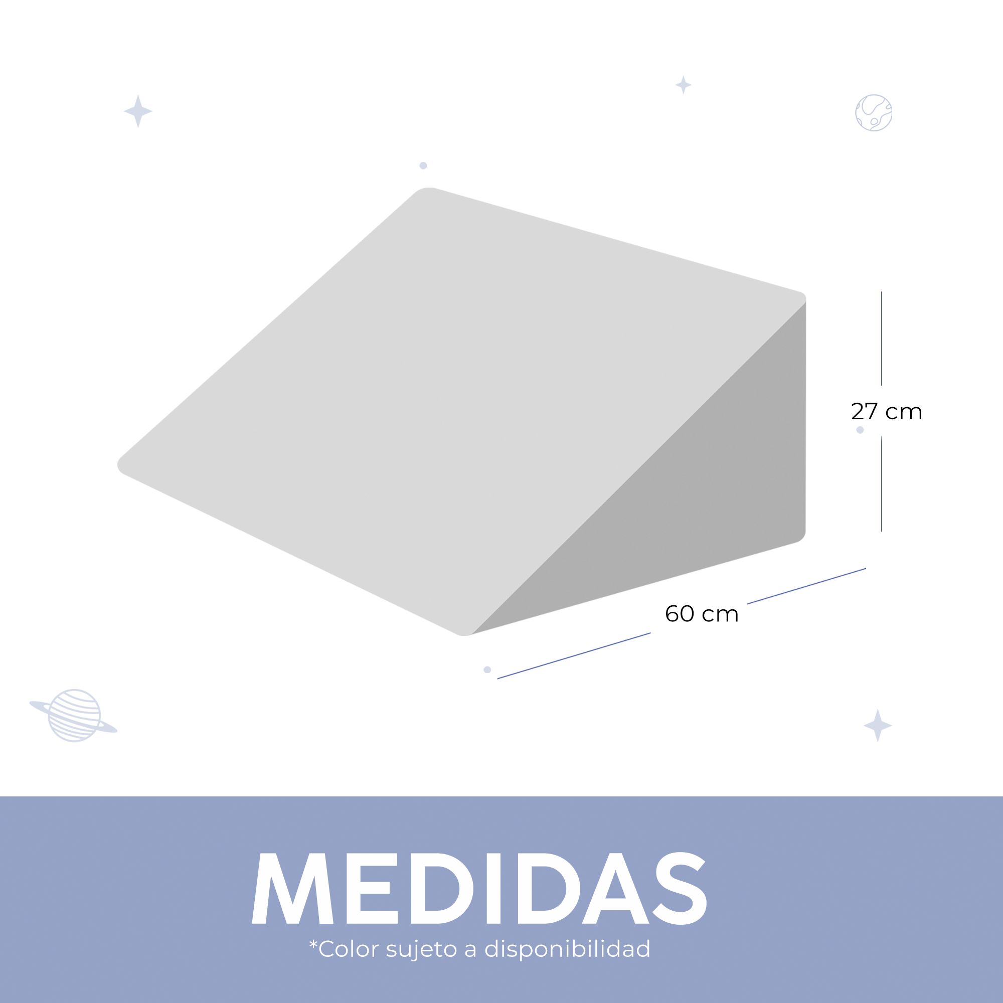 Almohada Cuña Multifuncional Terapéutica de Base Firme