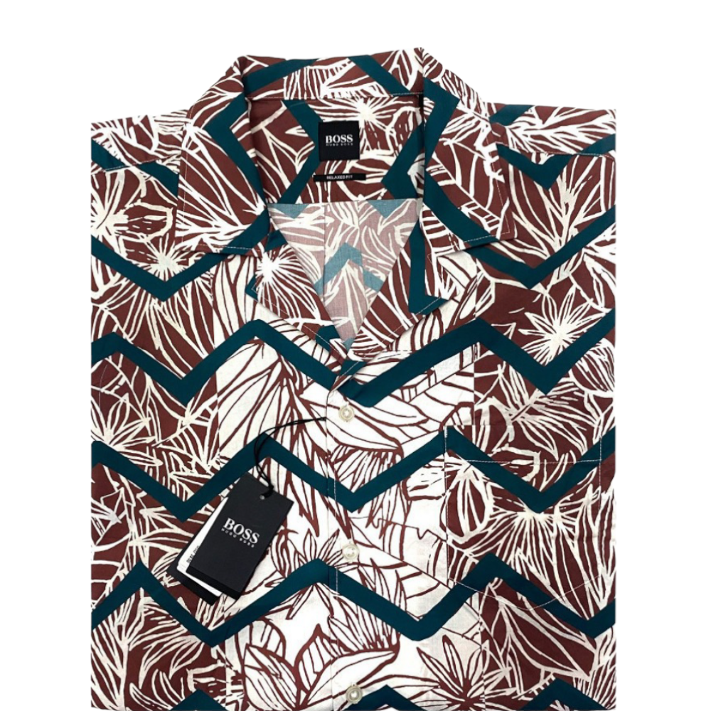 Camisa Hugo Boss Manga Corta Para Caballero