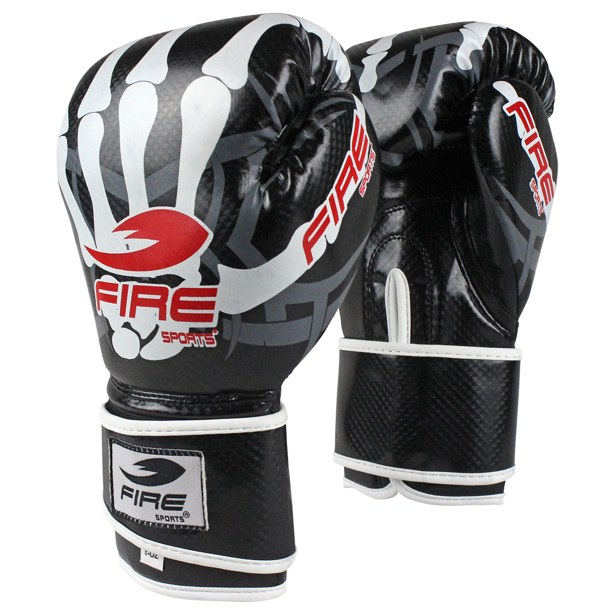 Guante de box Juvenil de pvc Fire Sports Esqueleto