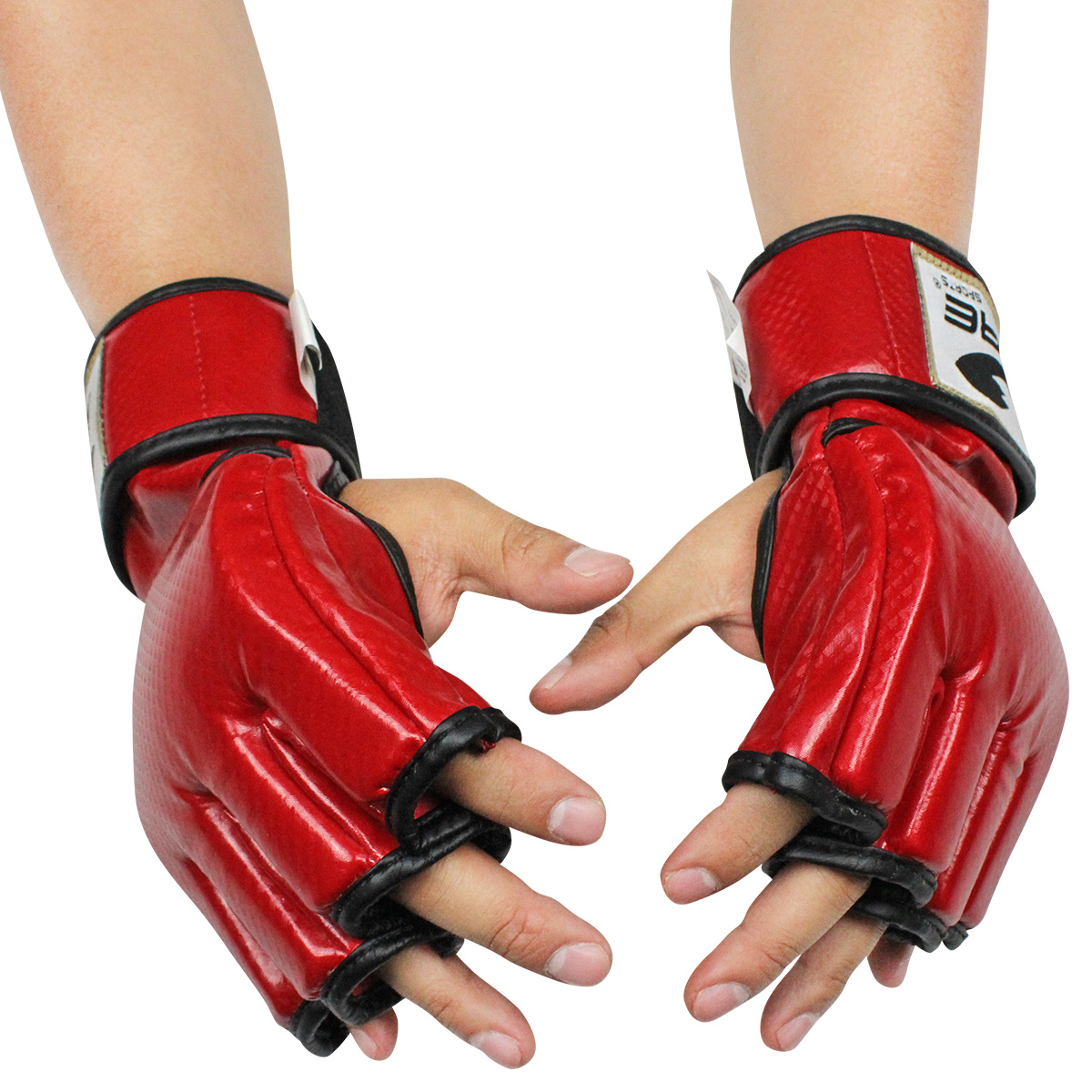 Par de guantes para MMA PVC Fire Sports, color Azul