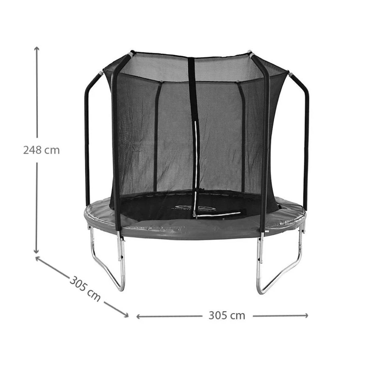 Trampolin Athletic Works 10 Pies con Malla de Seguridad 3 mts