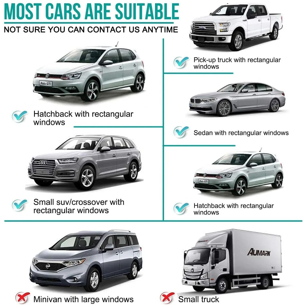 Parasol De Coche, Trasera Cubresol Ventana De Coche 2 Pack