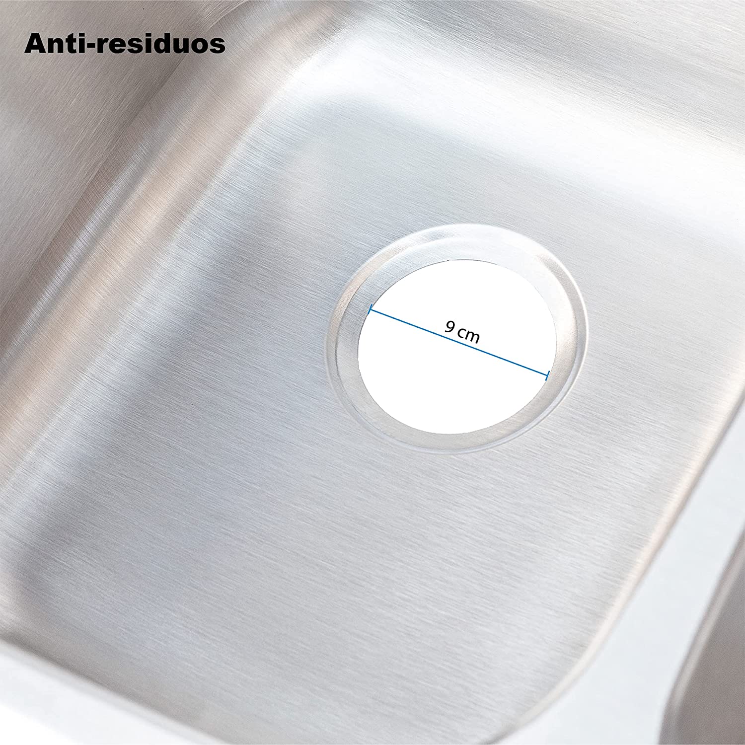 Kit de Tarja Doble de Acero Inoxidable con Mezcladora Monomando y Escurridor de Platos – Ideal para Cocinas Modernas y Espaciosas