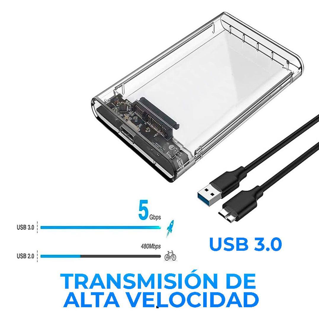 Carcasa Para Disco Duro 2.5 Pulgadas USB 3.0 CON7530