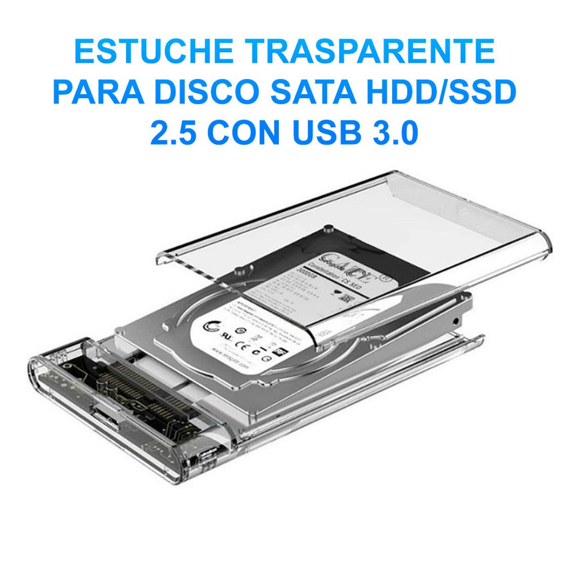 Carcasa Para Disco Duro 2.5 Pulgadas USB 3.0 CON7530