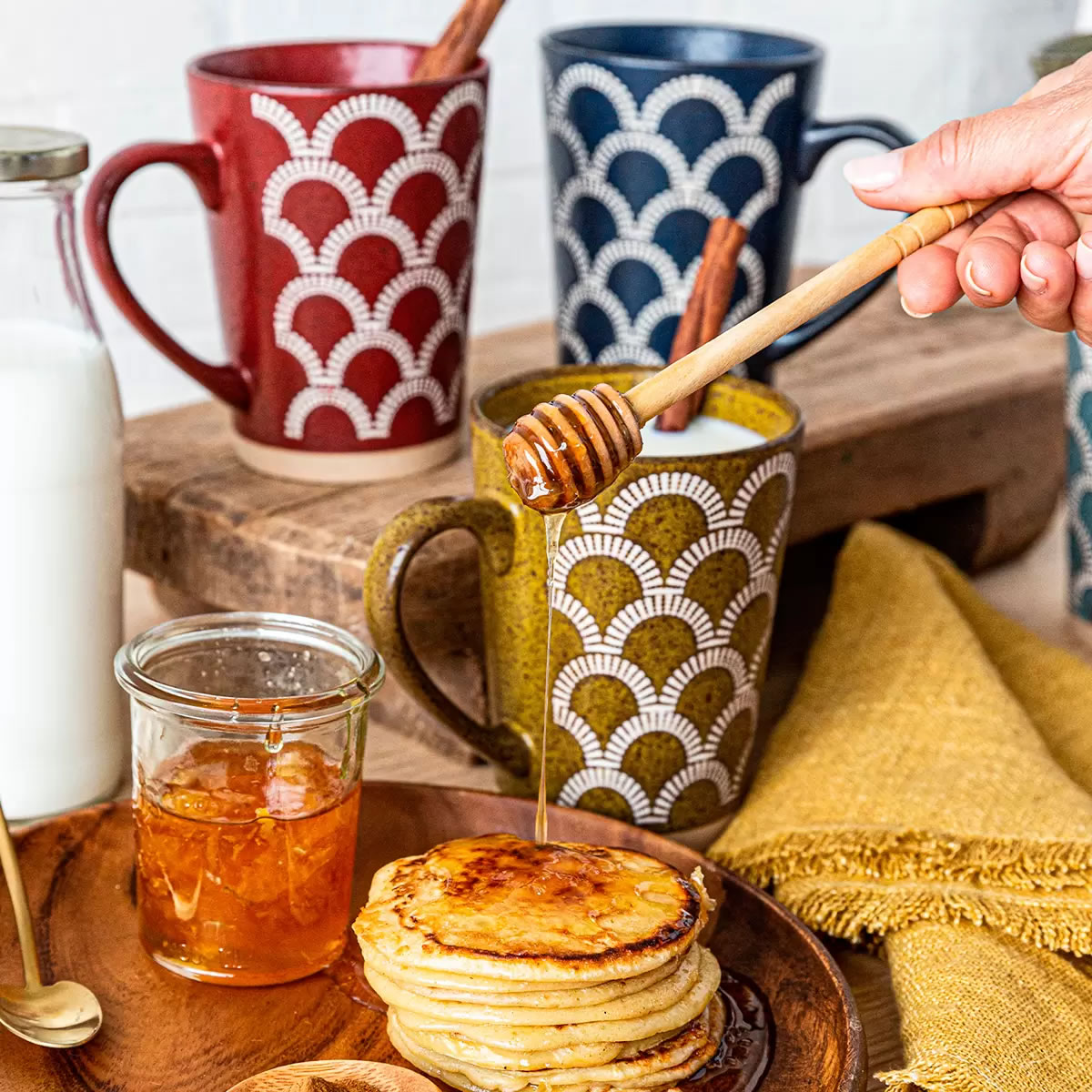 Juego de 6 Tazas de 500 ml Cerámica Over & Back 1060081 CST