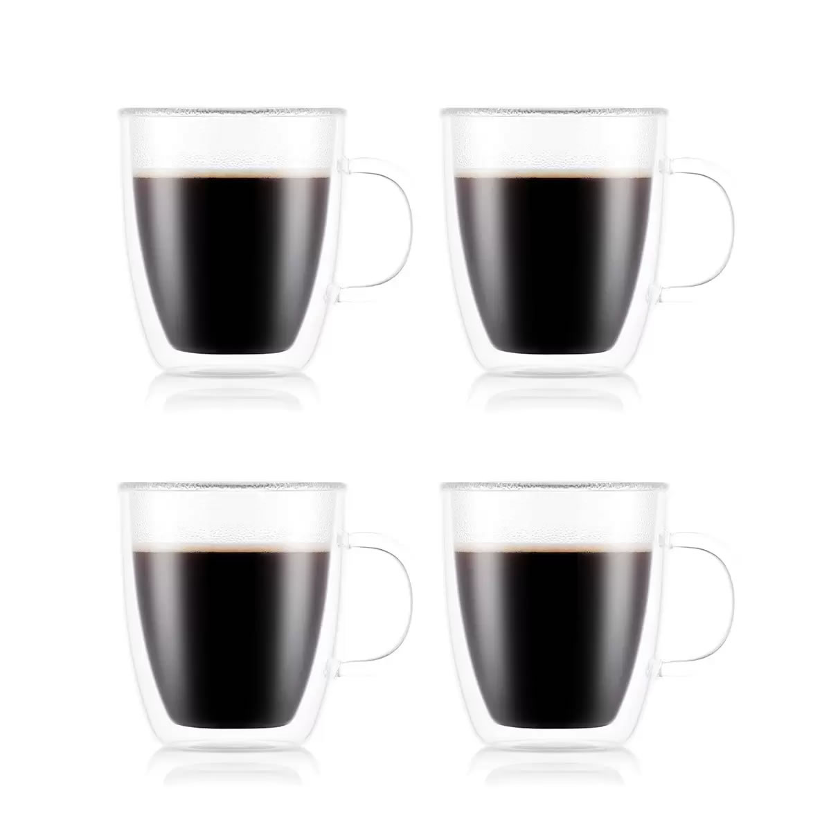 4 Tazas Térmicas de Doble Pared Bodum Bistro 1614043 CST