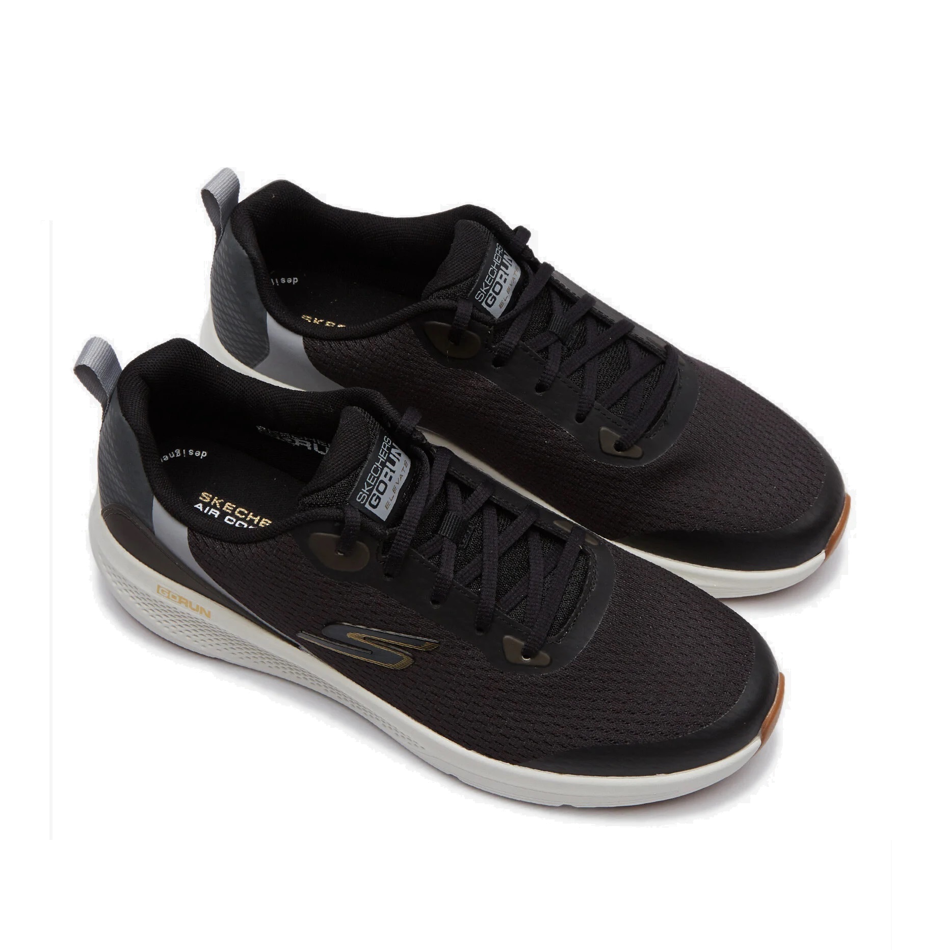 Skechers go best sale run hombre dorados