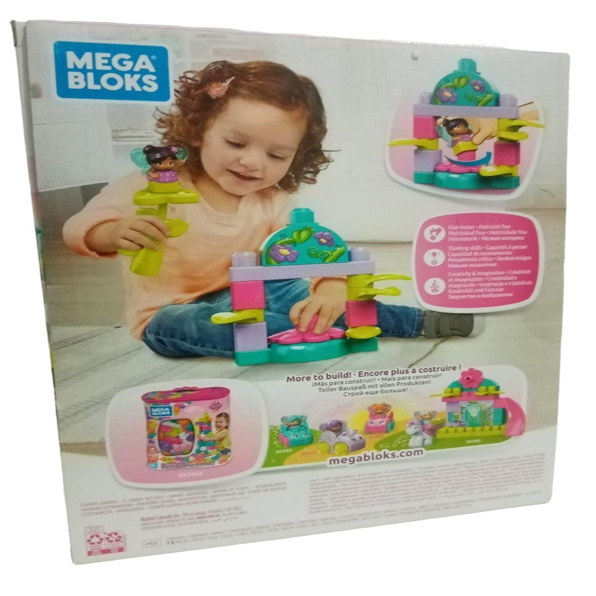 Juego de Bloques-Jardín de Flores 13pz