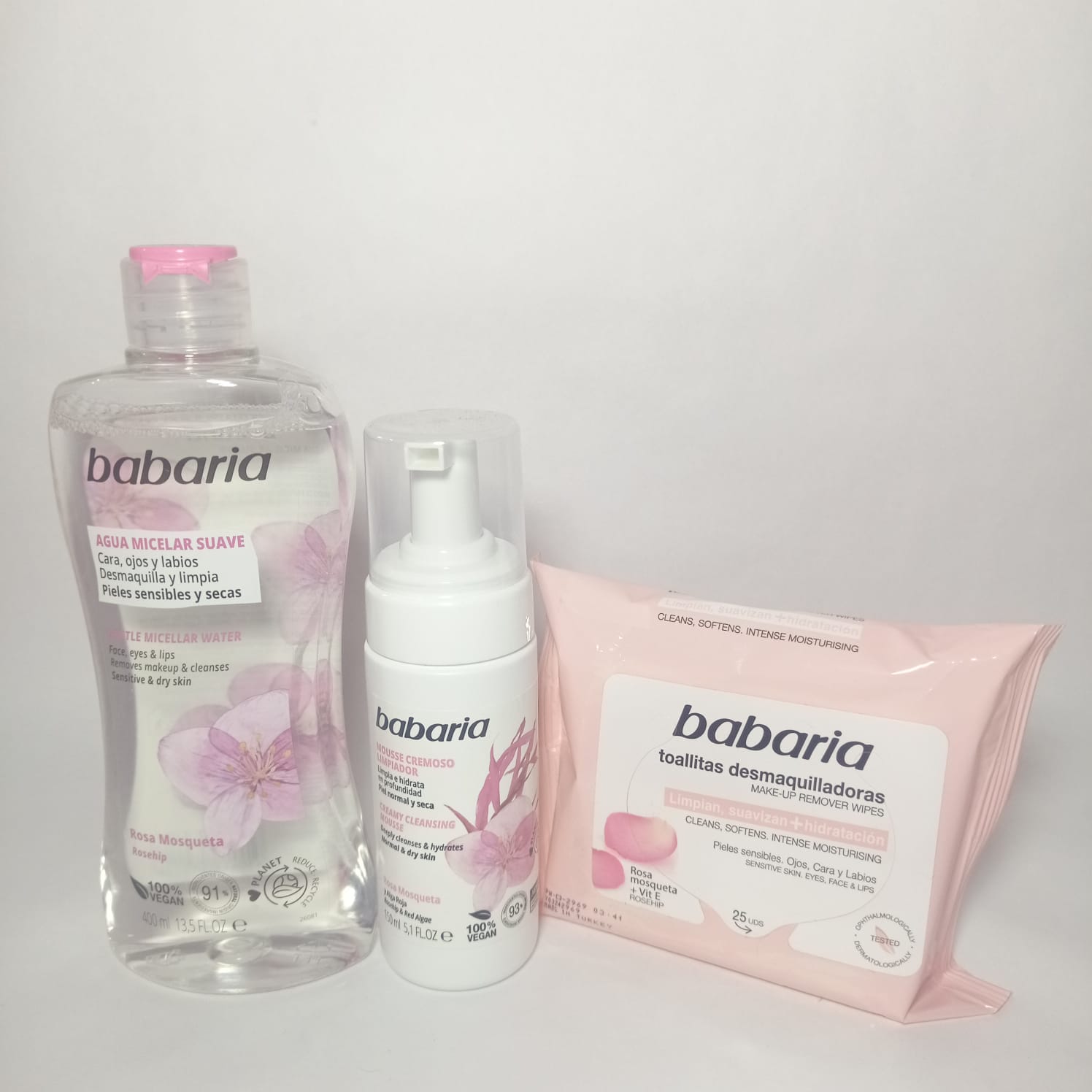 KIT DE LIMPIEZA FACIAL ROSA MOSQUETA