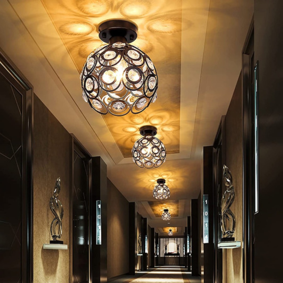 Lámpara Colgante jaula De Techo 