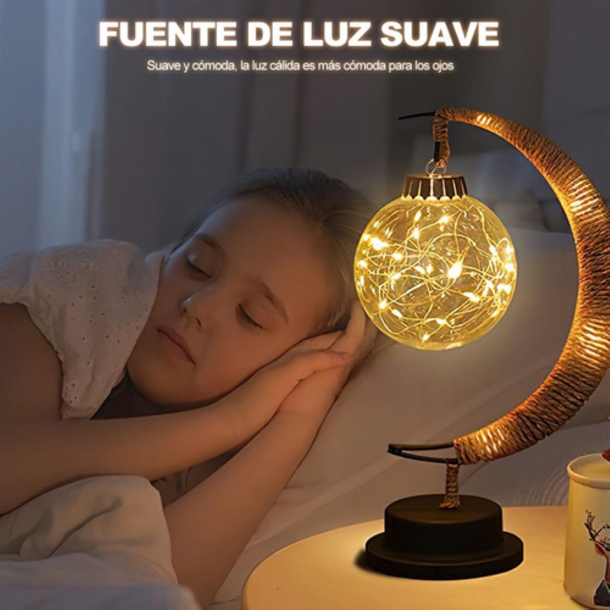 Lámpara Led Con Usb Lámpara De Mesa Decorativa 