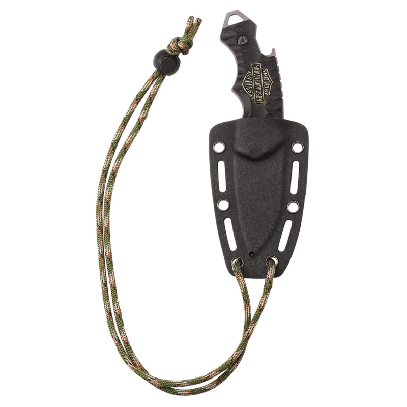 Mini Cuchillo Cuello Tang Destapador Botella Harley Davidson