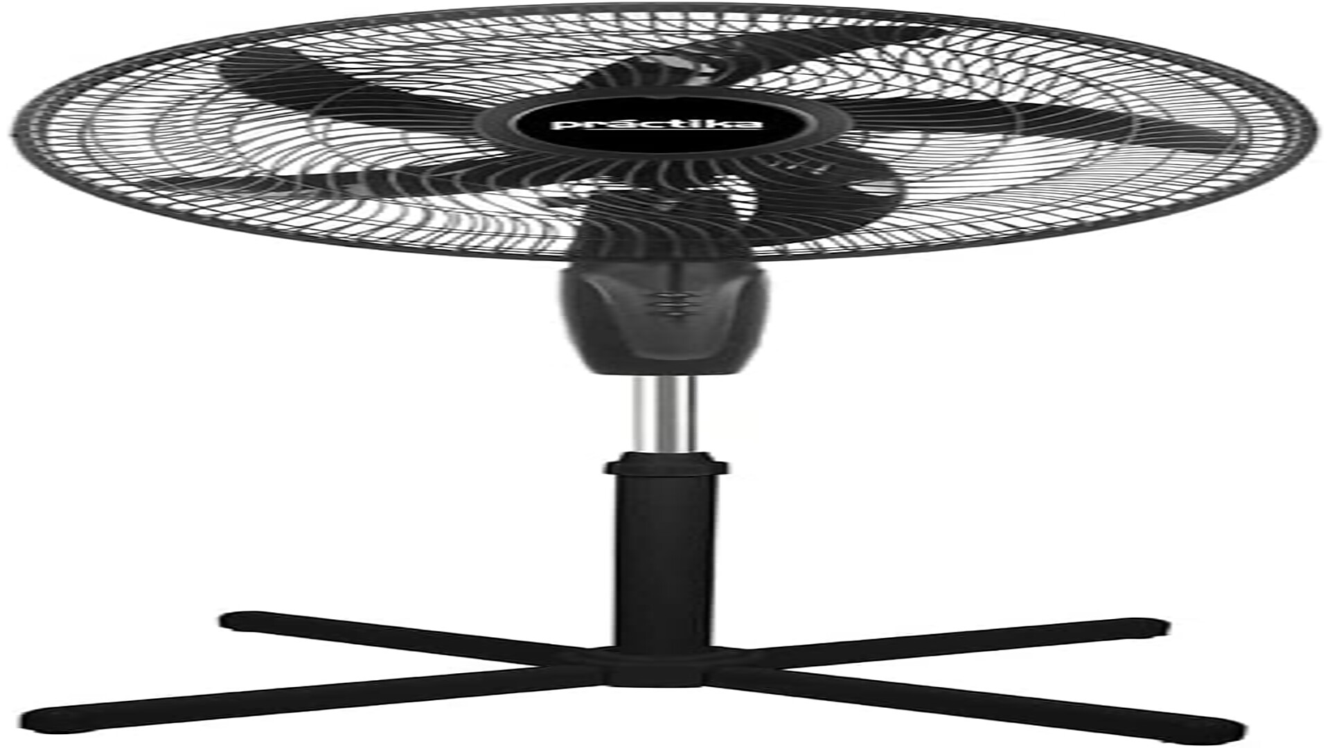 Practika Ventilador de Pedestal Taurus 16 pulgadas, 2 velocidades, Practico y versátil , Cruceta metálica, Altura ajustable