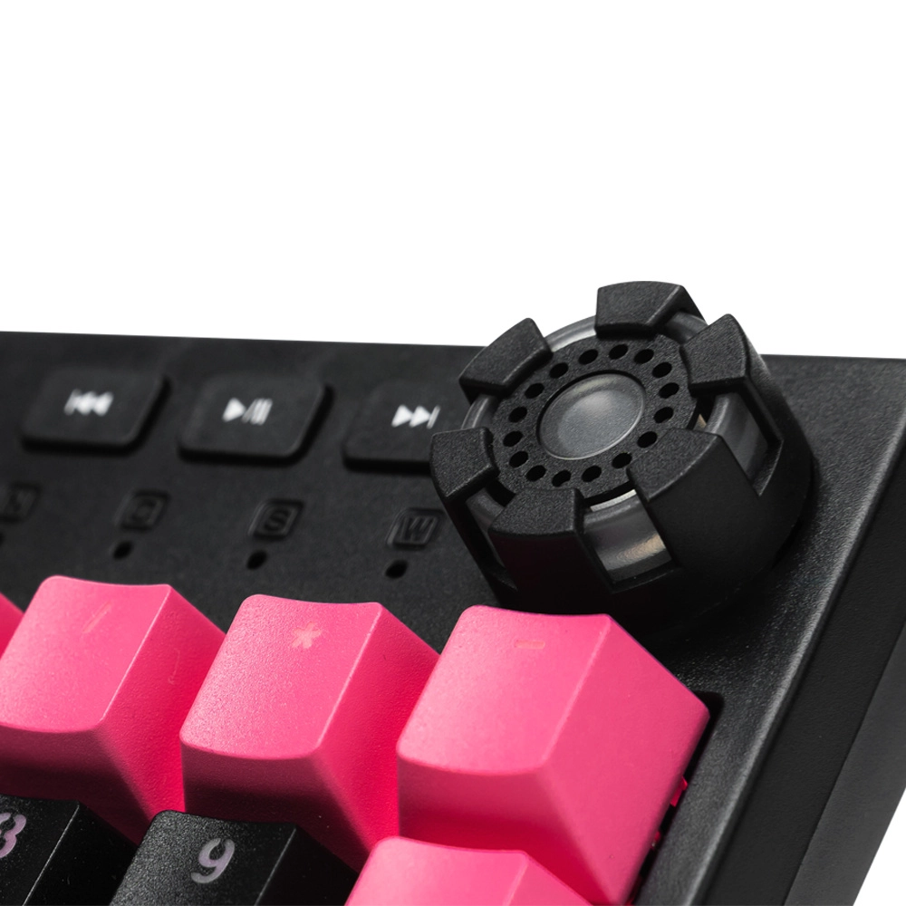 Teclado Mecánico Ocelot Ogmk04 Rosa Con Negro