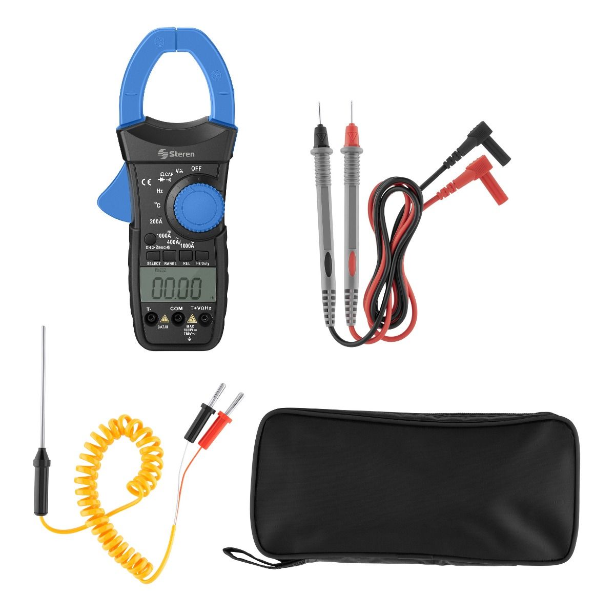 Multímetro Profesional Gancho Bluetooth Android Steren