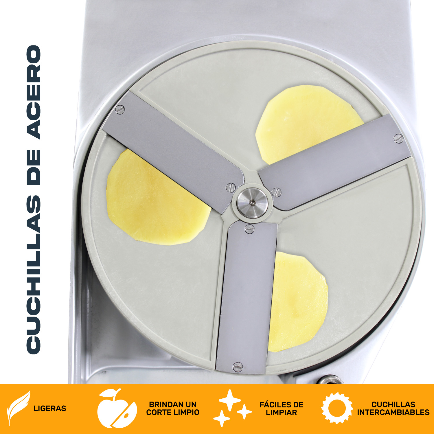 Procesador Rebanador De Alimentos Industrial 550w