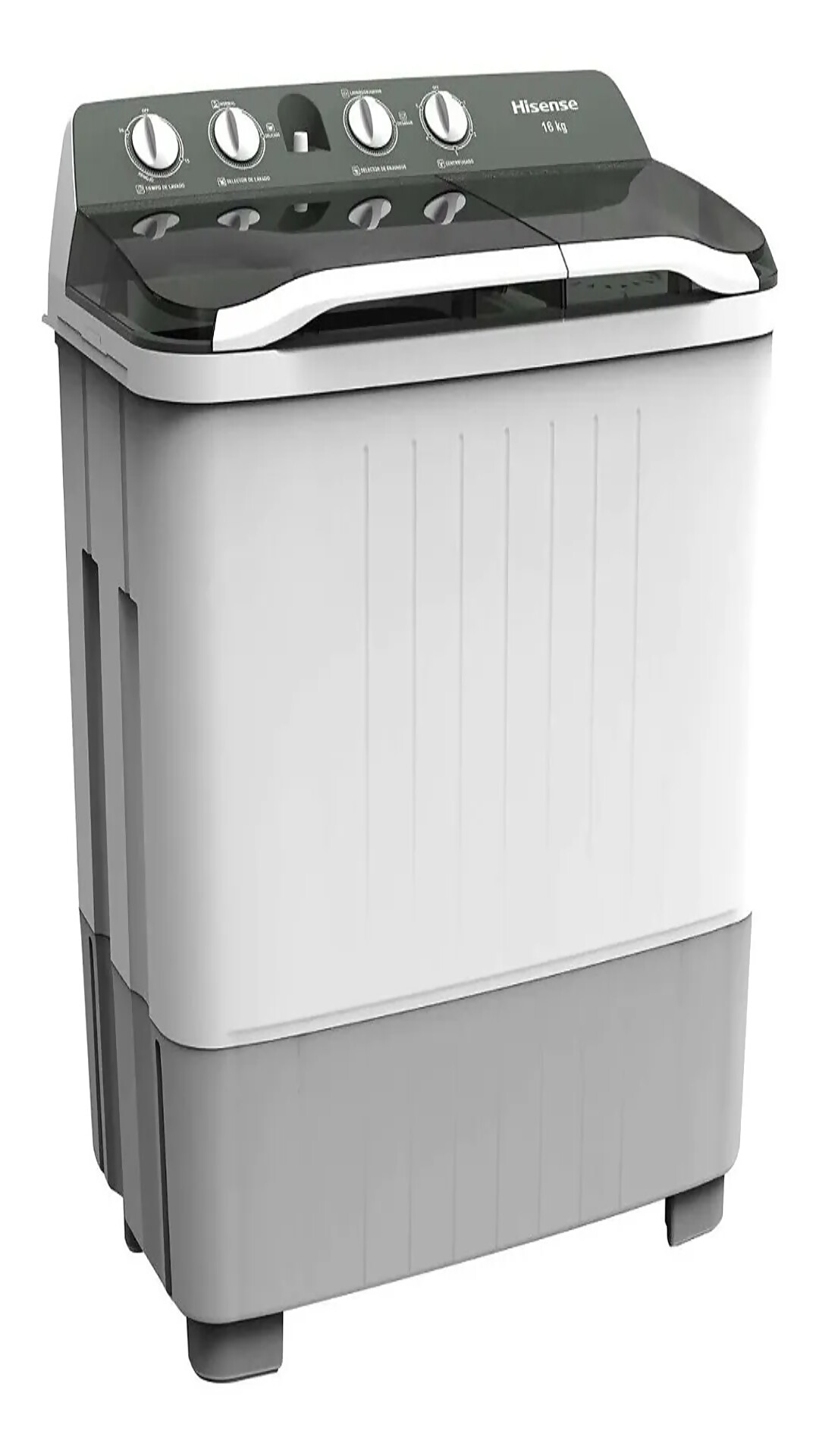 Lavadora 16 Kg Dos Tinas Hisense Wsa1604p 