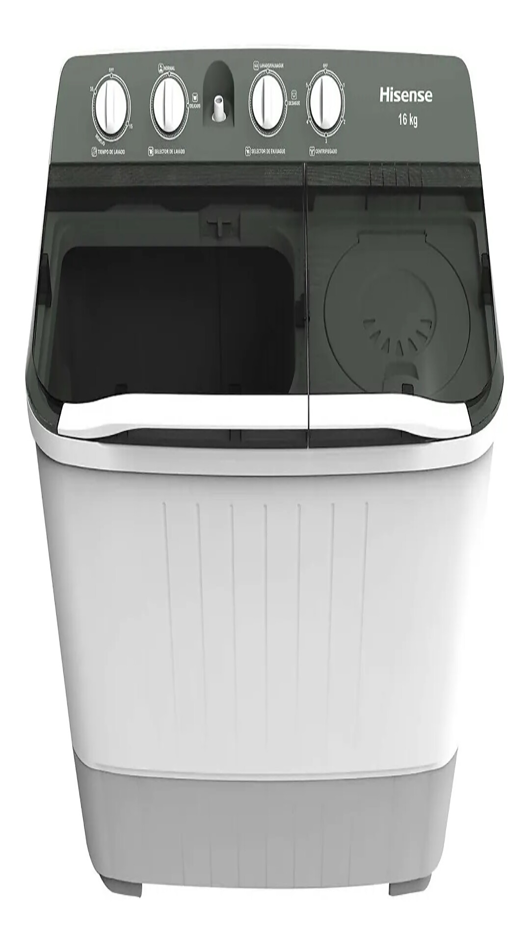 Lavadora 16 Kg Dos Tinas Hisense Wsa1604p 
