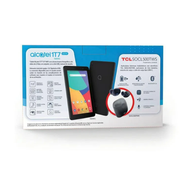 Tablet 9309X1 NEGRO Alcatel 1T7