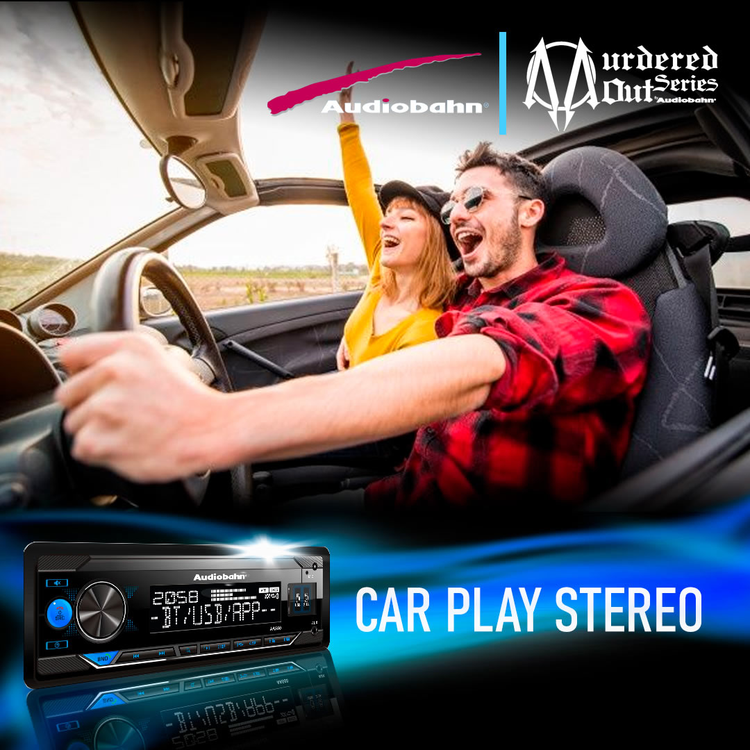 Autoestéreo Bluetooth Audiobahn AA550 Potencia 4x50W - Negro