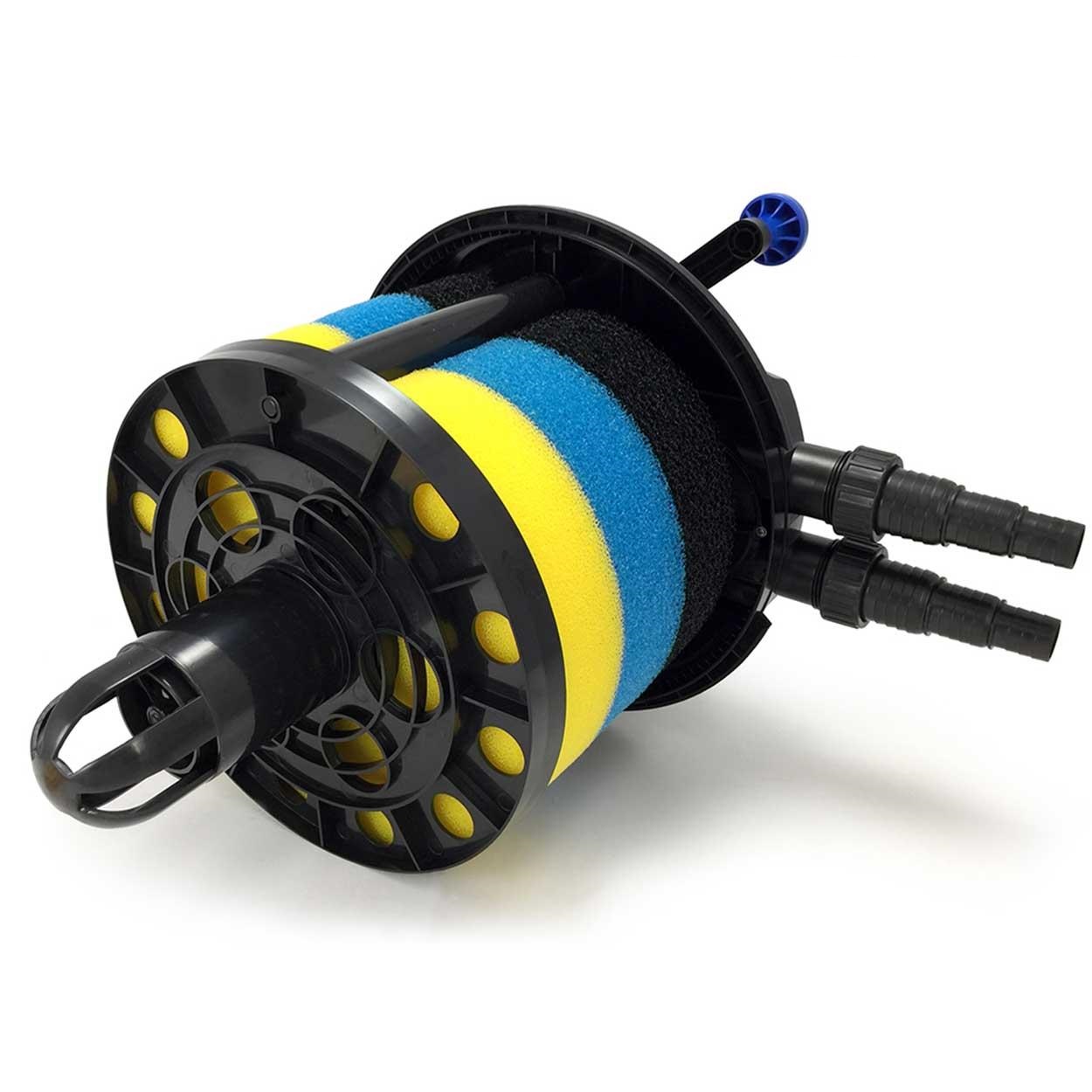 BOYU FILTRO EFU-15000 C/BOMBA DE AGUA ,BIOBOLAS,LAMPARA UV,ESPONJAS Y RODILLO DE LIMPIEZA,PARA ESTANQUES DE 8000 A 15.000 LT 