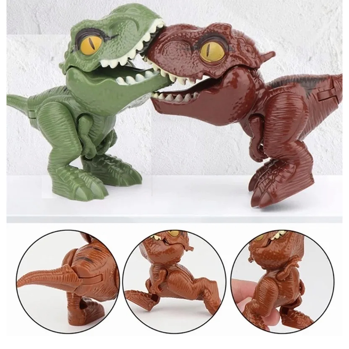 Pack 4 Juguetes Para Niños Jurassic Dinosaurios T-rex