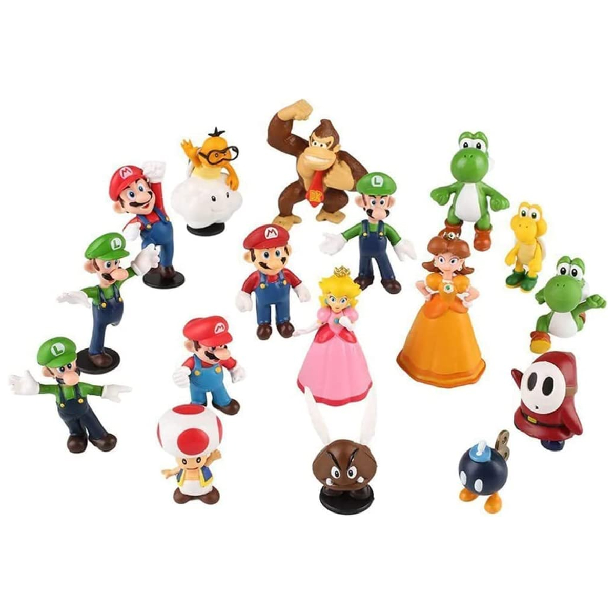 Super Mario Bros, Luigi, Yoshi, 18 Piezas