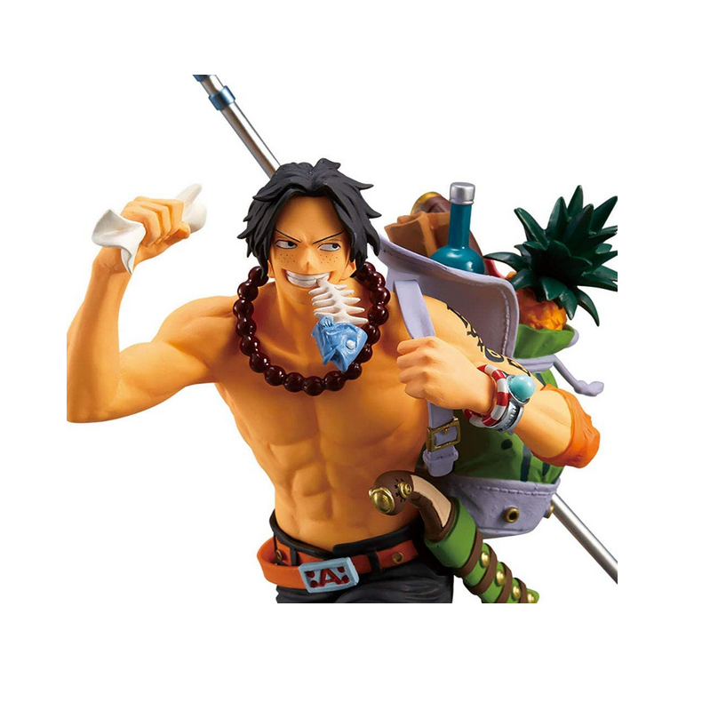 Juguete Muñeco Figura Portgas D.Ace One Piece Con Caja 