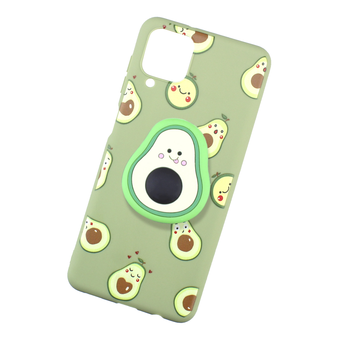 KIT Funda + Mica 9D para SAMSUNG GALAXY A12 | ( A125 ) Diseño Aguacate Verde