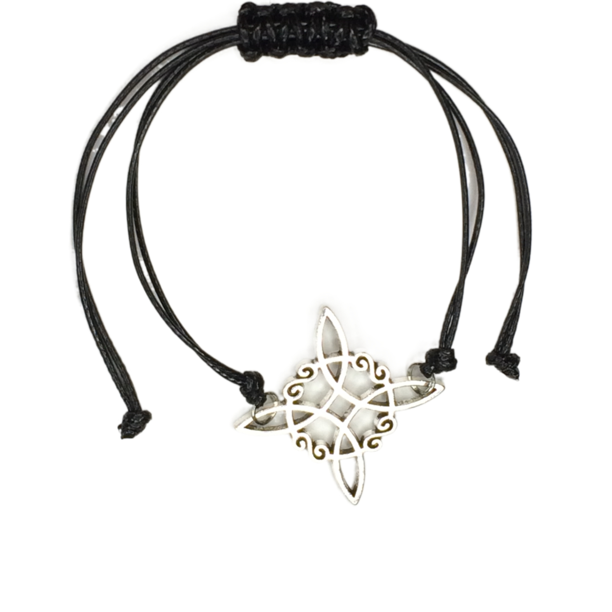 Dije Nudo de Bruja Z en Pulsera Ajustable Curado y de Uso Rudo 4 Modelos a escoger