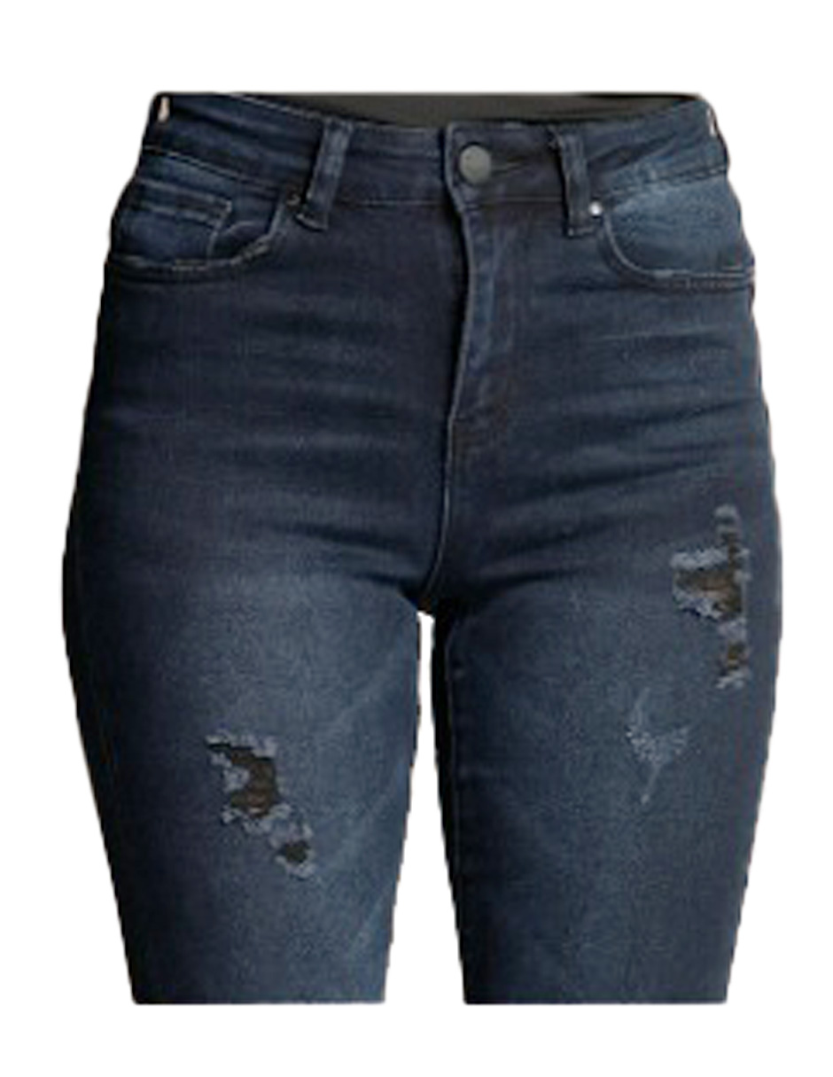 Jeans pantalón mezclilla acampanado mujer para dama