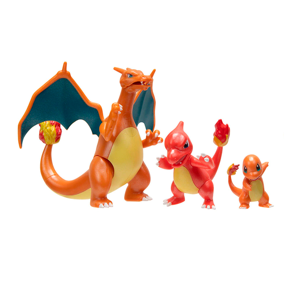 Pokemon selec Tripak Charmander + Charmeleon + Charizard