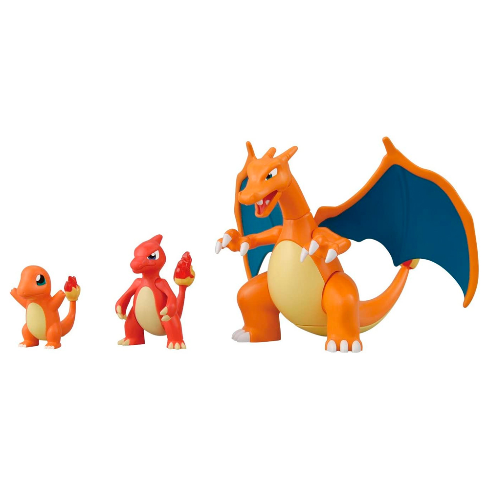 Pokemon selec Tripak Charmander + Charmeleon + Charizard