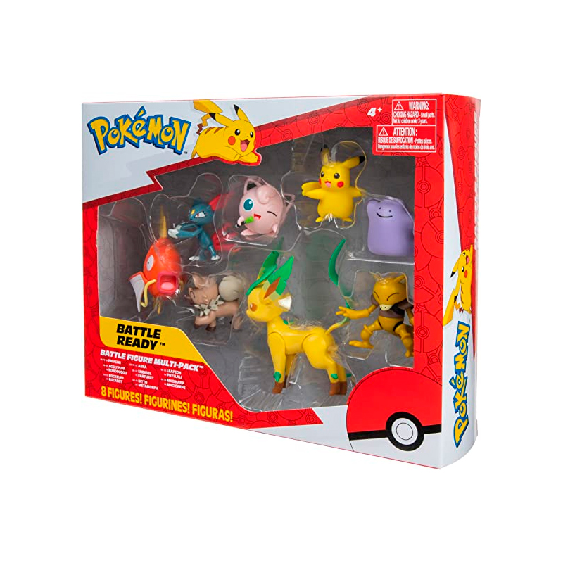 Figuras Pokémon Multipack Pikachu y más personajes - Juguetes