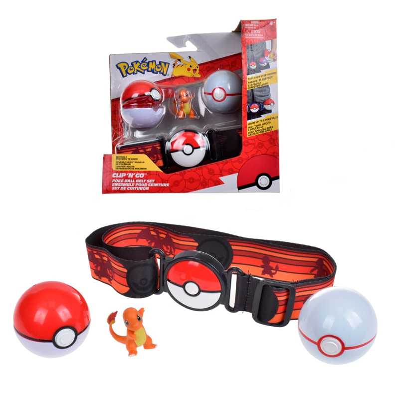 Pokemon Clip N go Set de cinturon original