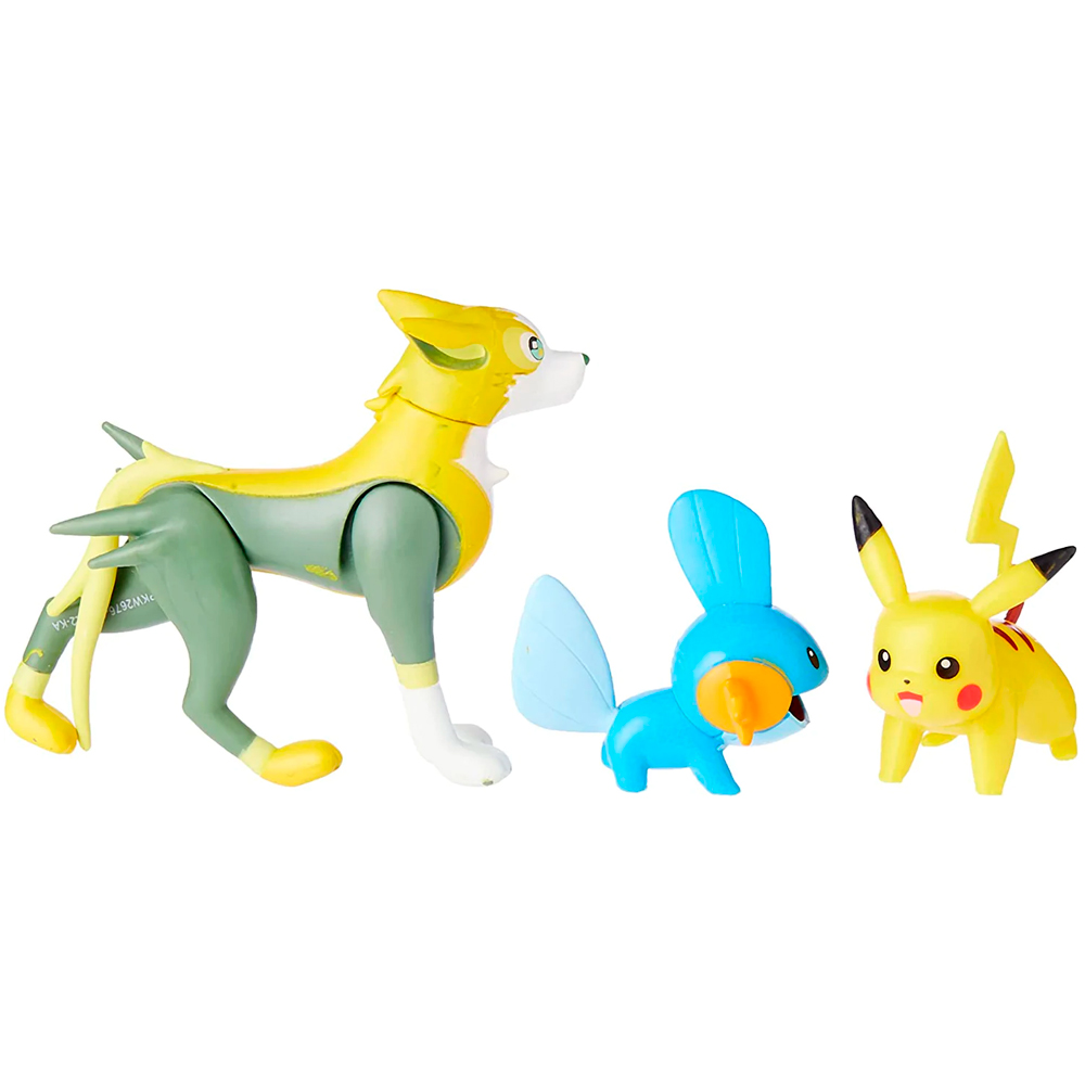 Pokemon Pikachu + Mudkip + Boltund original