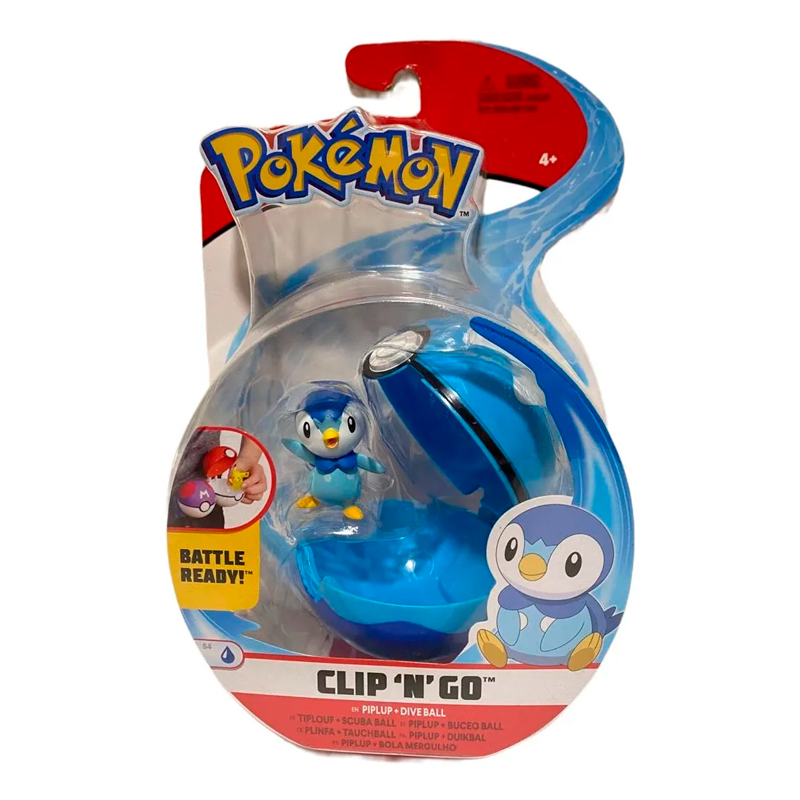 Pokemon Piplup + Dive Ball Pokebola