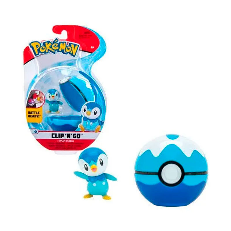 Pokemon Piplup + Dive Ball Pokebola