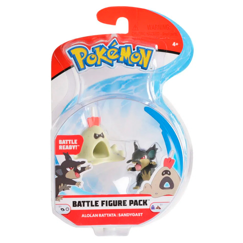 Pokemon Rattata de Alola + Sandygast
