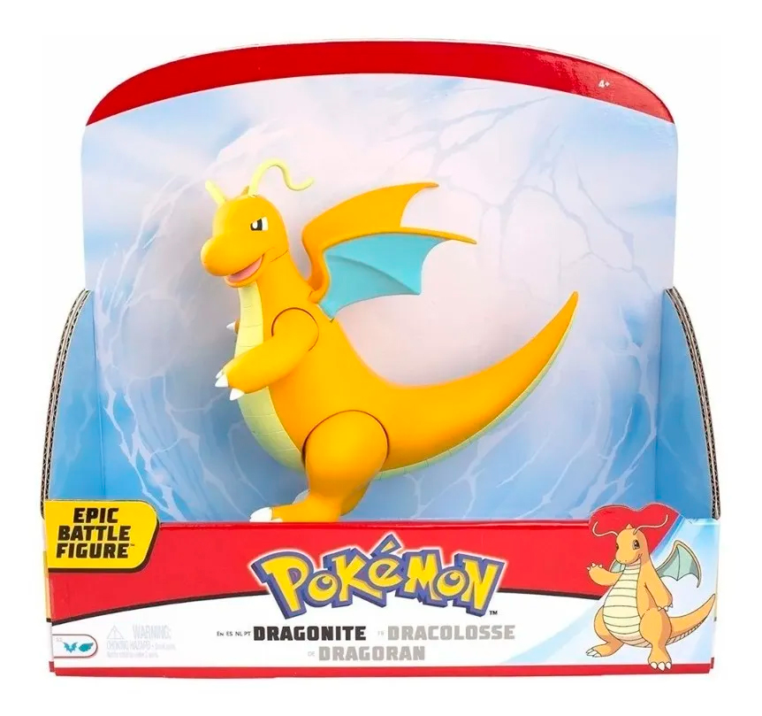 Pokemon Dragonite Figura De Batalla Epica
